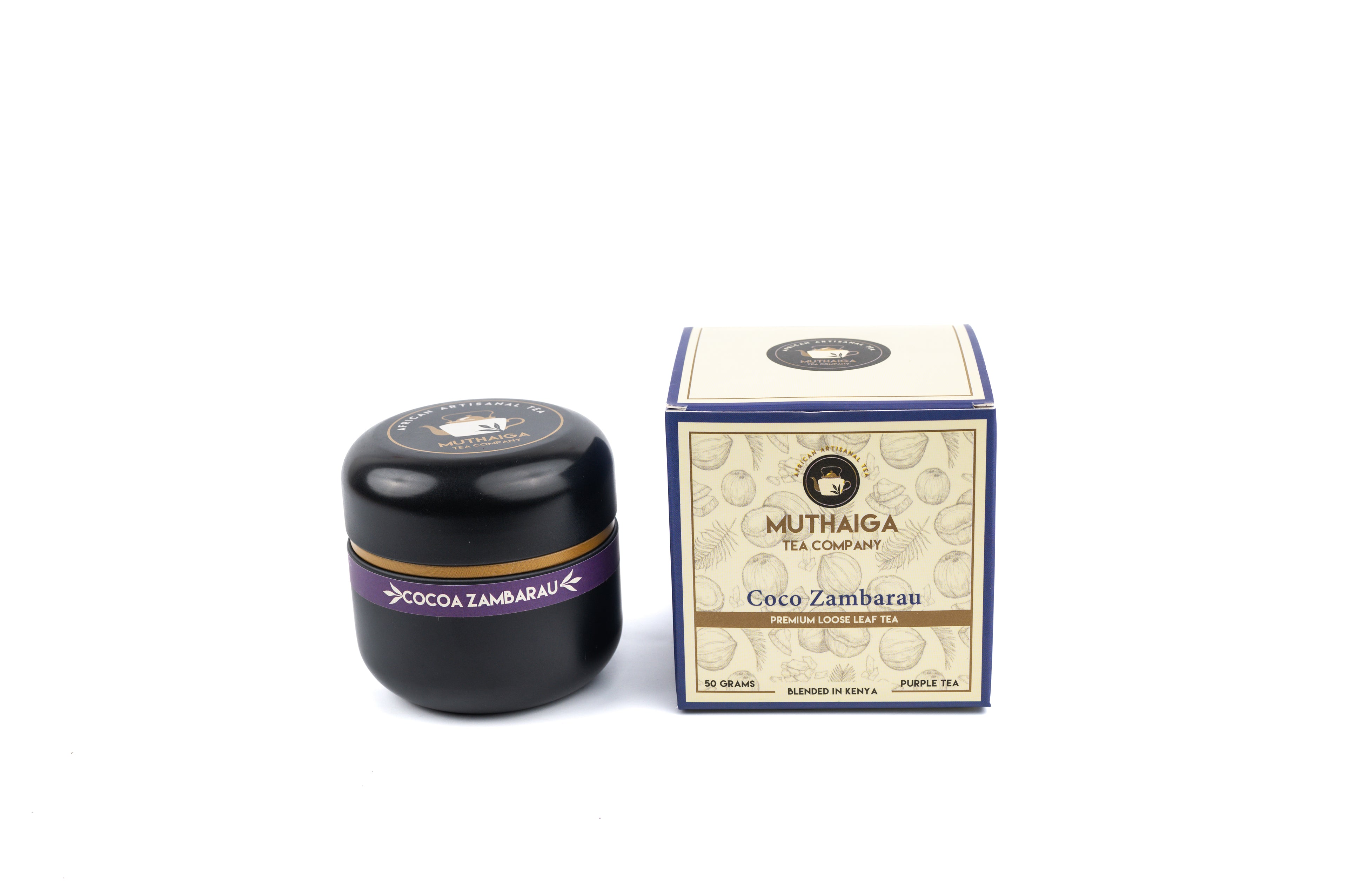 Coco Zambararu 50gms Tea Caddy