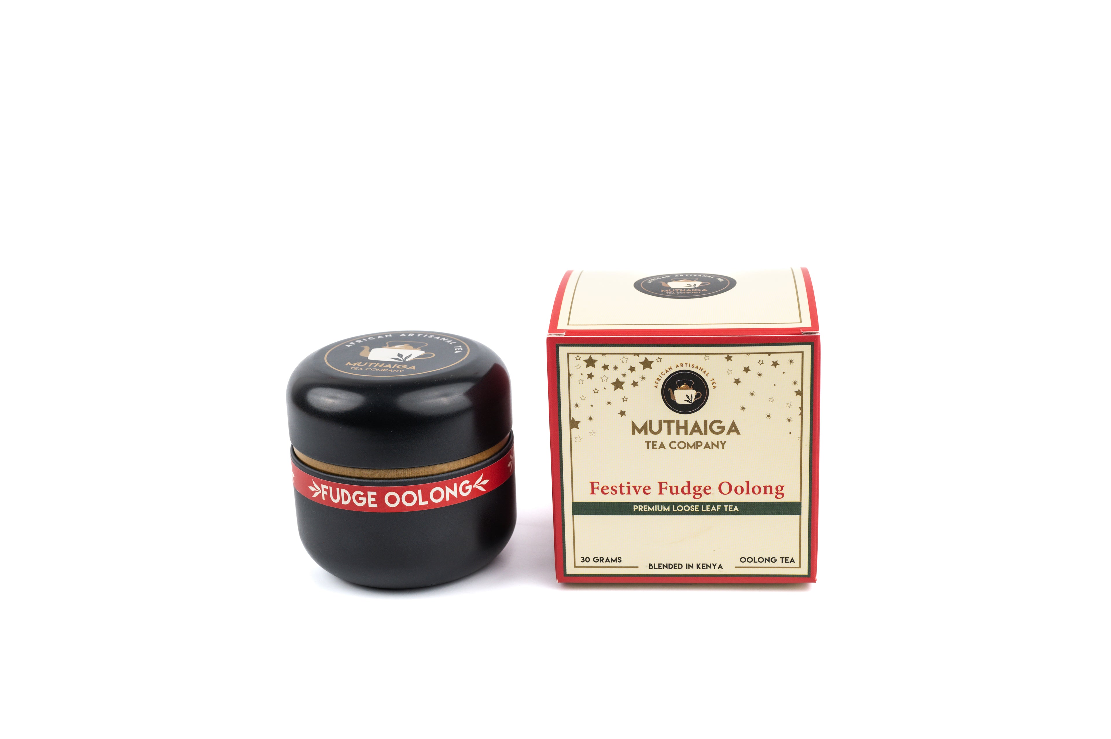 Festive Fudge Oolong 30gms Tea Caddy